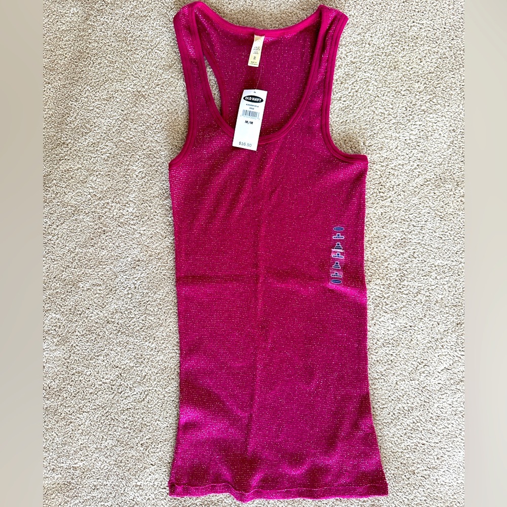 NWT old navy sparkly tank top